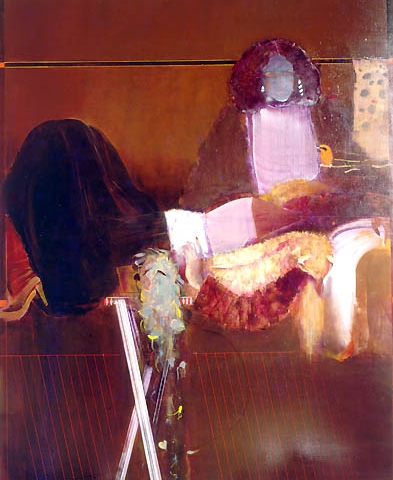 油彩画　椅子　F10 楽天市場】油彩額縁 3474 F10 号(530×455) （アクリル仕様・木製
